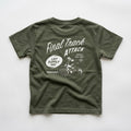 FINAL TRACK ATTACK TEE - MILITARY GREEN