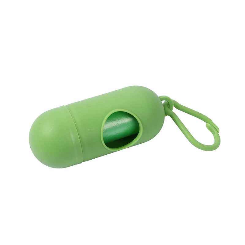 Pet Waste Bag Capsule Dog Waste Box Pill Portable Thickened Poop Bag