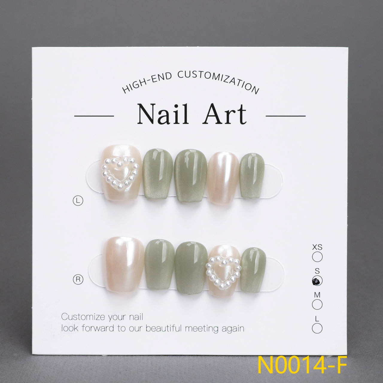 White Nail Wear Nail Art Reusable Press on Nails False Nails