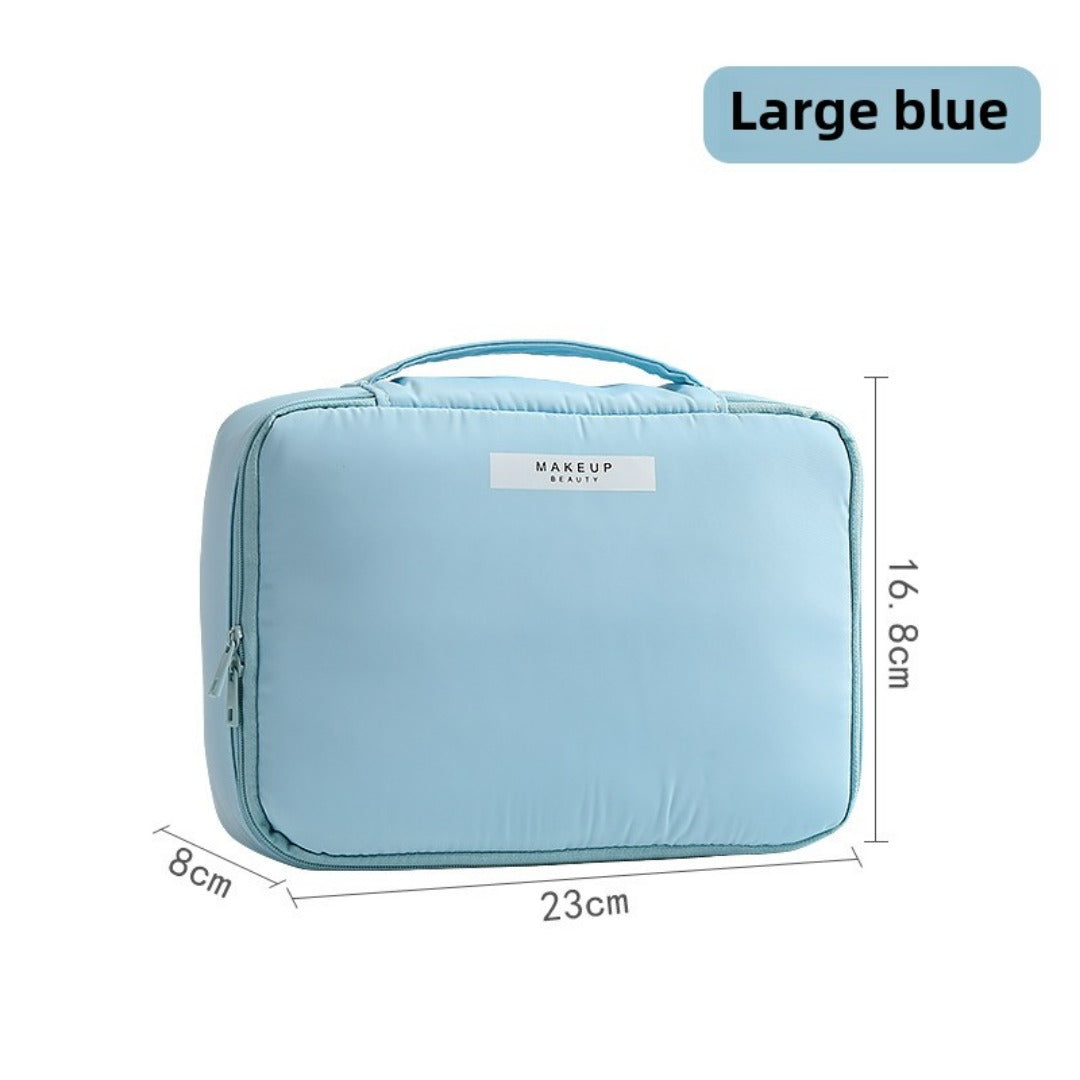 Cosmetic bag, storage bag outdoor portable, large capacity waterproof toilet bag, makeup bag with compartments,