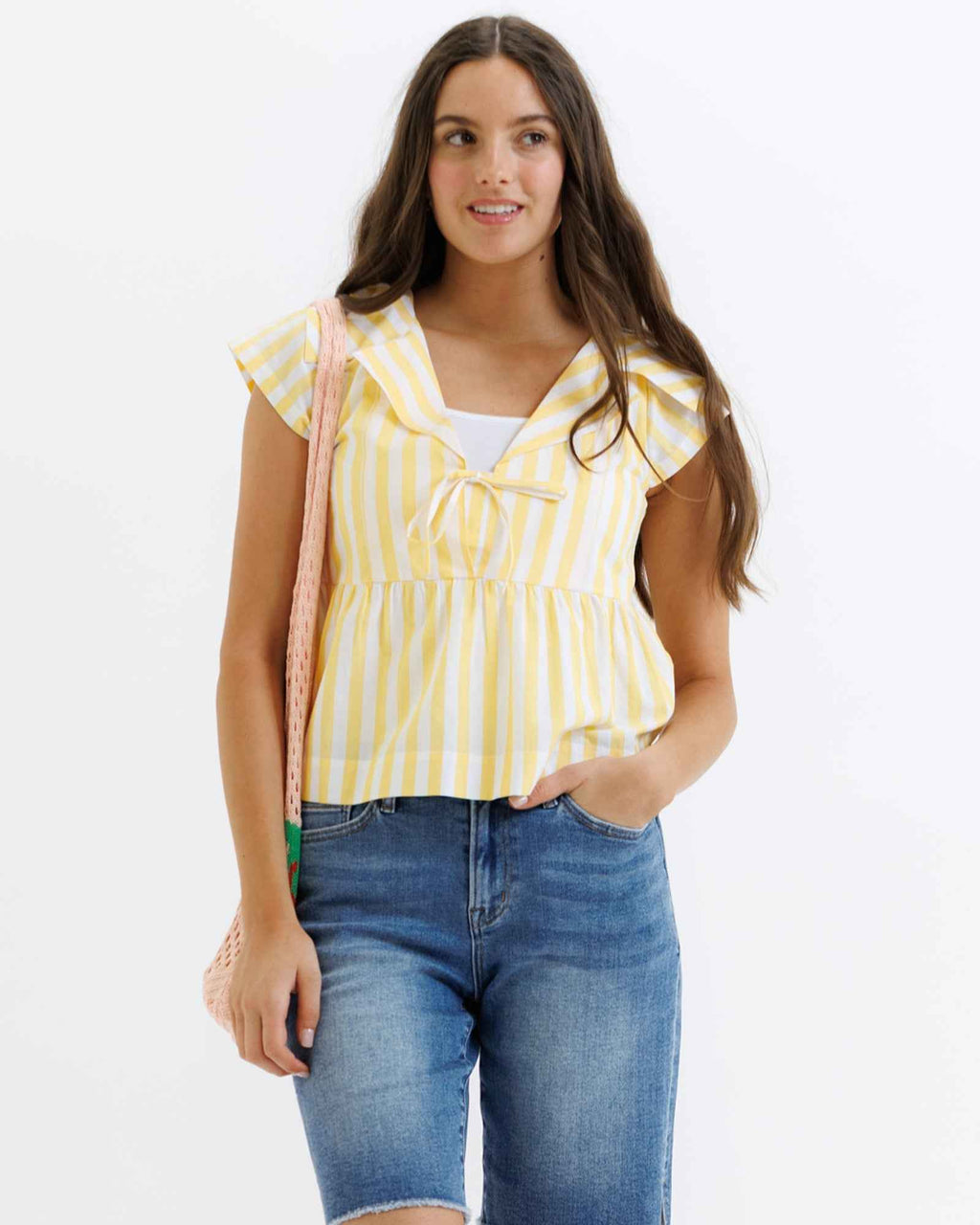 Sunshine Stripe Top - Final Sale