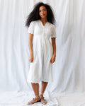Swiss Dot Scallop Dress