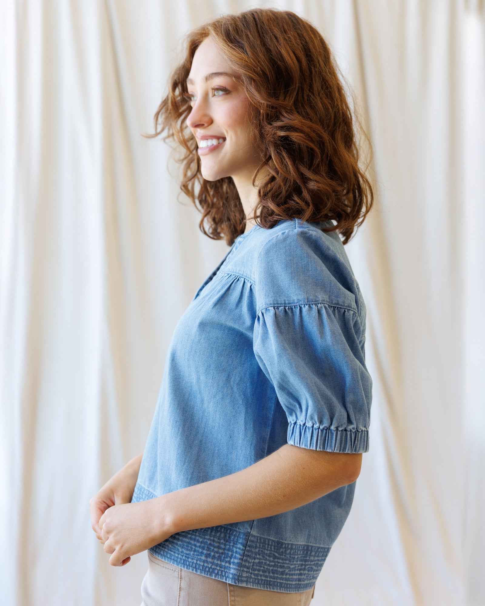 Portside Chambray Popover