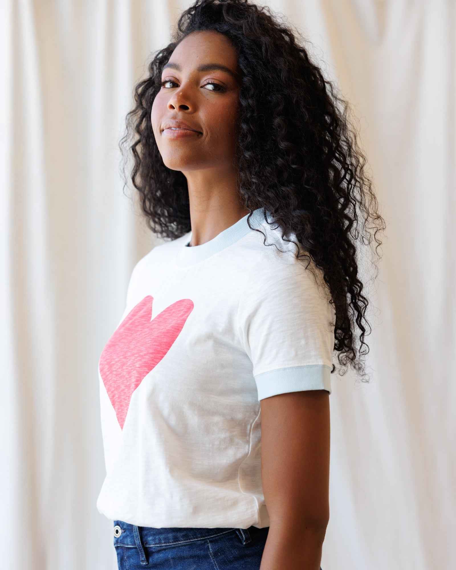 Heart to Heart Ringer Tee
