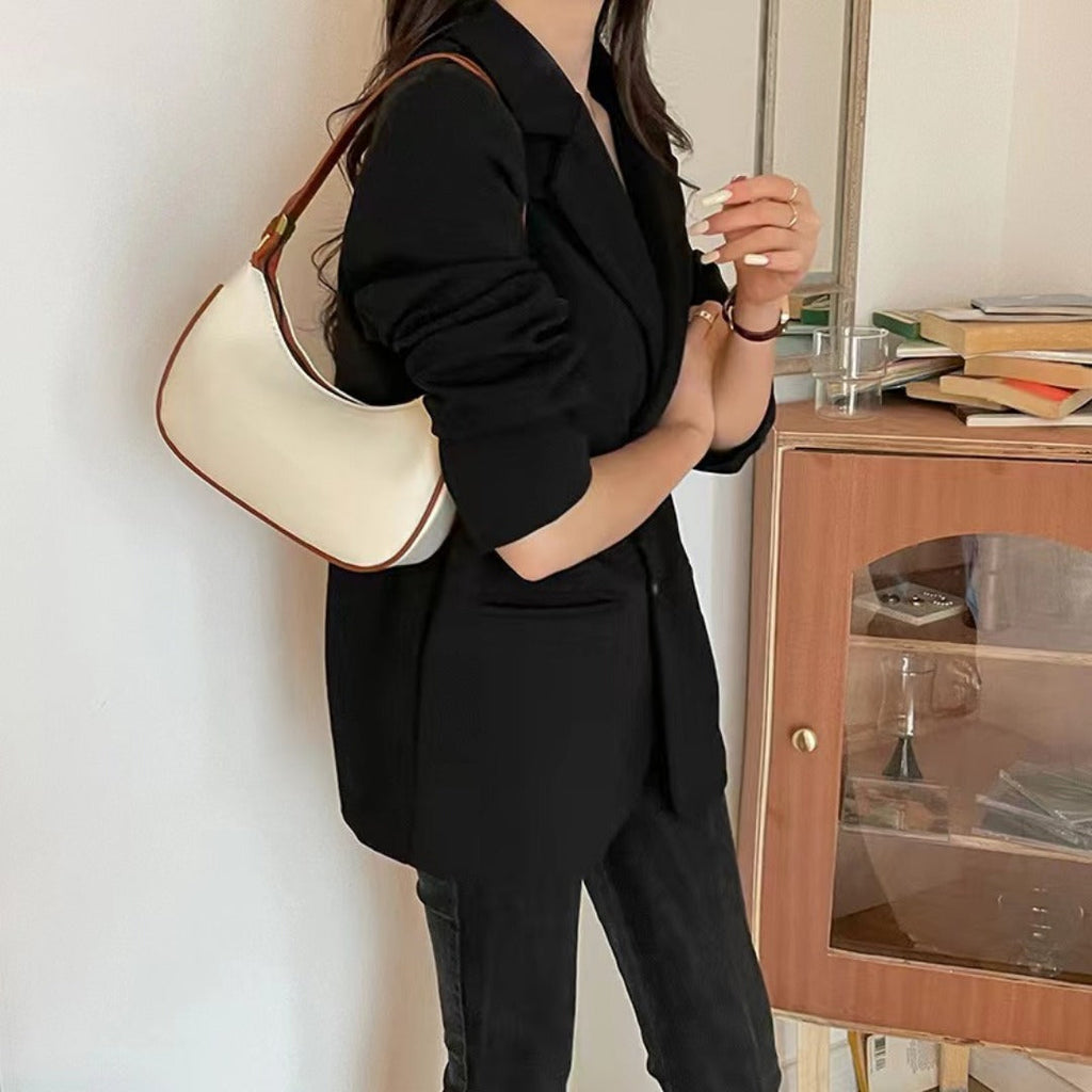 Elegant Small Shoulder Purse – Stylish shoulder Bag & Half Moon Bag for Women, Perfect Autumn Hobo Shoulder Handbag