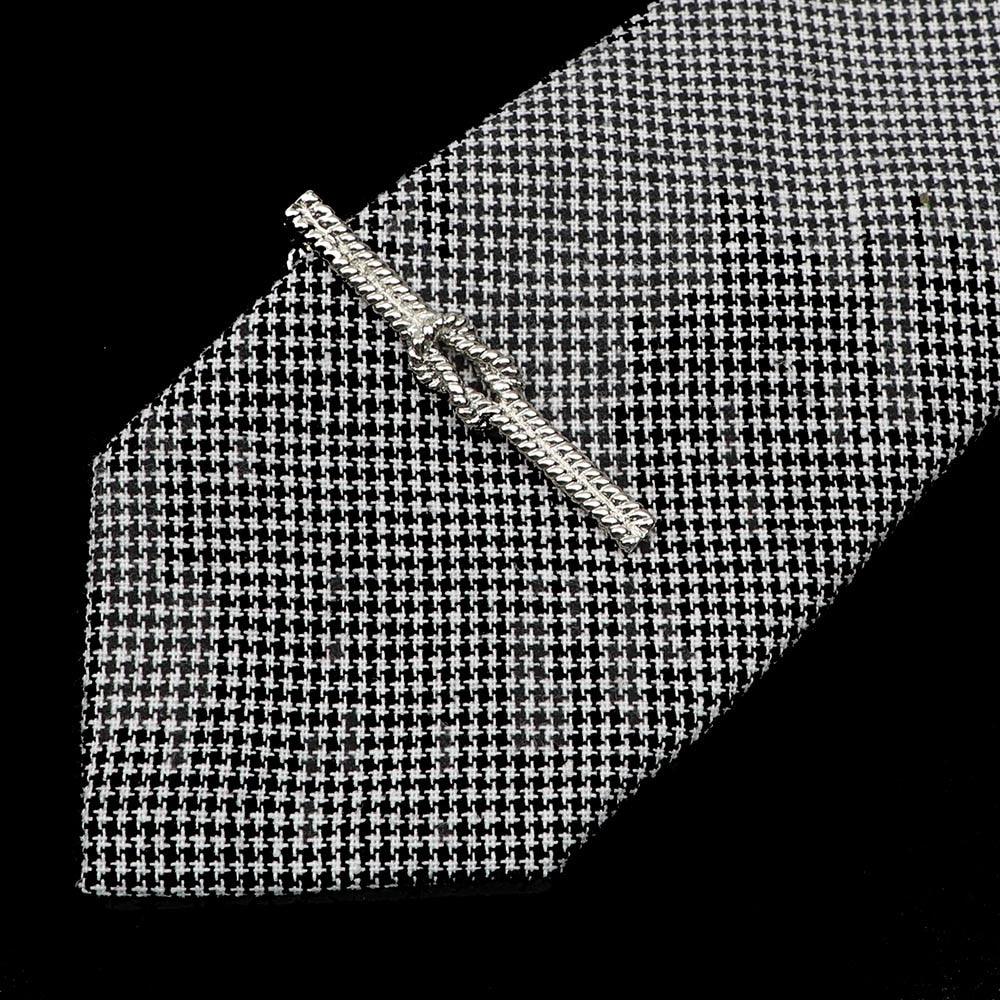 1 Piece Stainless Tie Clips Scissors Owl Shaped Unique Simple Tie Clip For Men Vintage Tie Bar Clip Men's Daily Tie Clip Accessories Stainless Steel Fashion Business Necktie Clips Elegant Mens Gift
