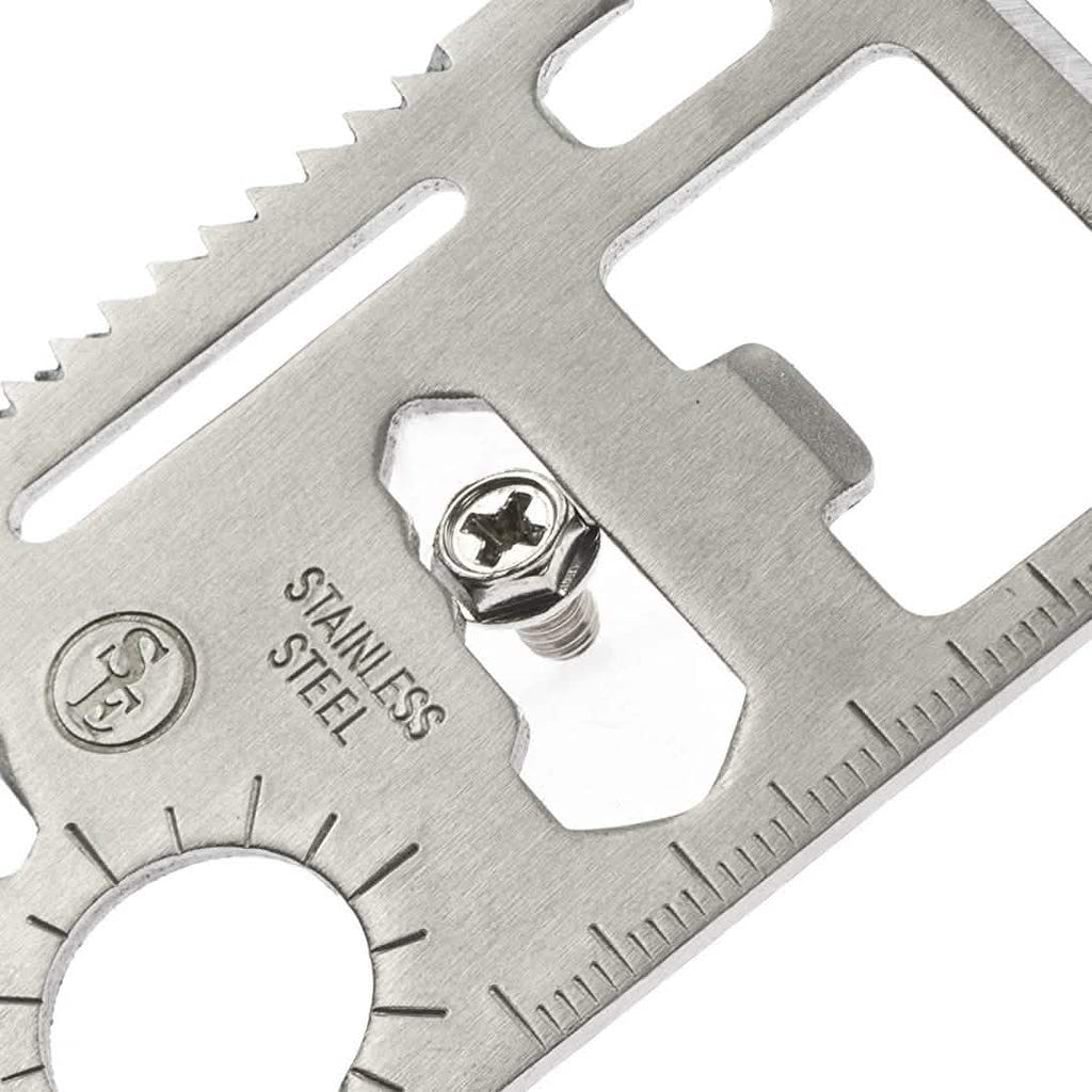 10-Pack: 11-in-1 Stainless Steel Survival Pocket Tool