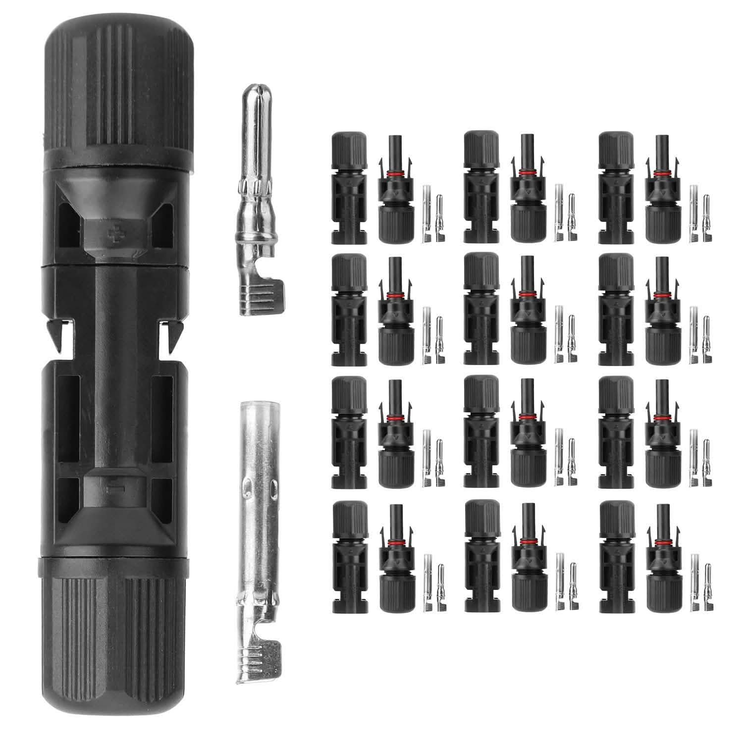 10-Pairs: Solar Panel Connectors