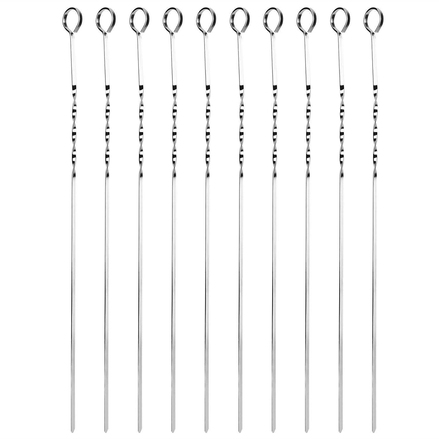 10-Pieces: 16" BBQ Skewers