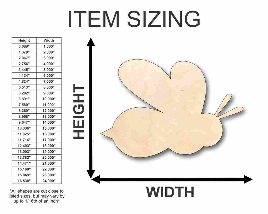 Unfinished Wood Beta Fish Pet Shape - Ocean - Aquarium - Craft - up to 46" DIY