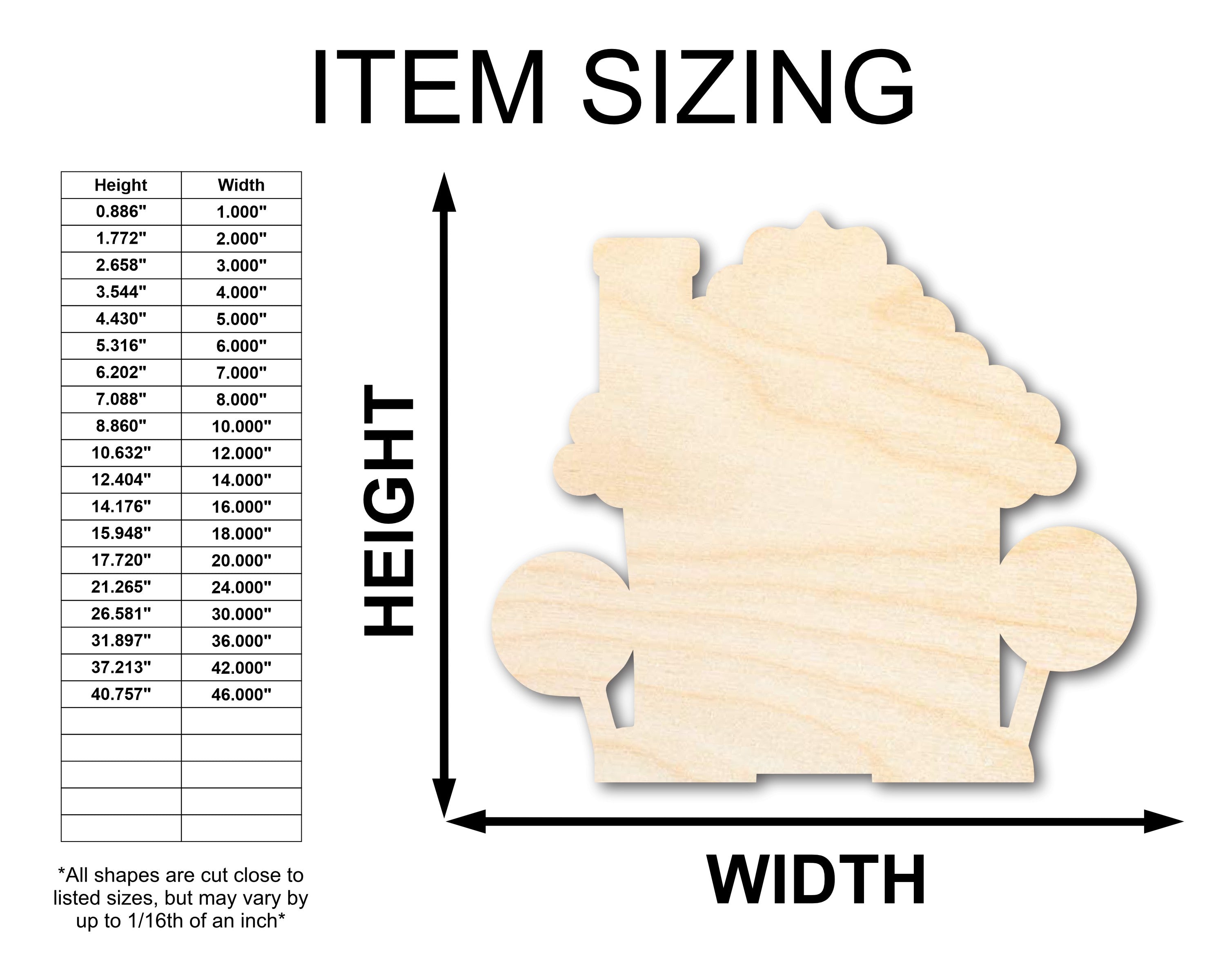 Unfinished Wood Gingerbread House Shape - Craft - up to 46"