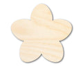 Unfinished Wood Cherry Blossom Shape | DIY Japan Flower Craft Cutout | Up to 36"