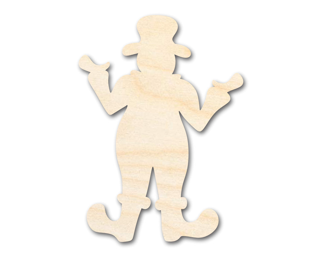 Unfinished Wood Clown Shape | Craft Cutout | up to 46" DIY