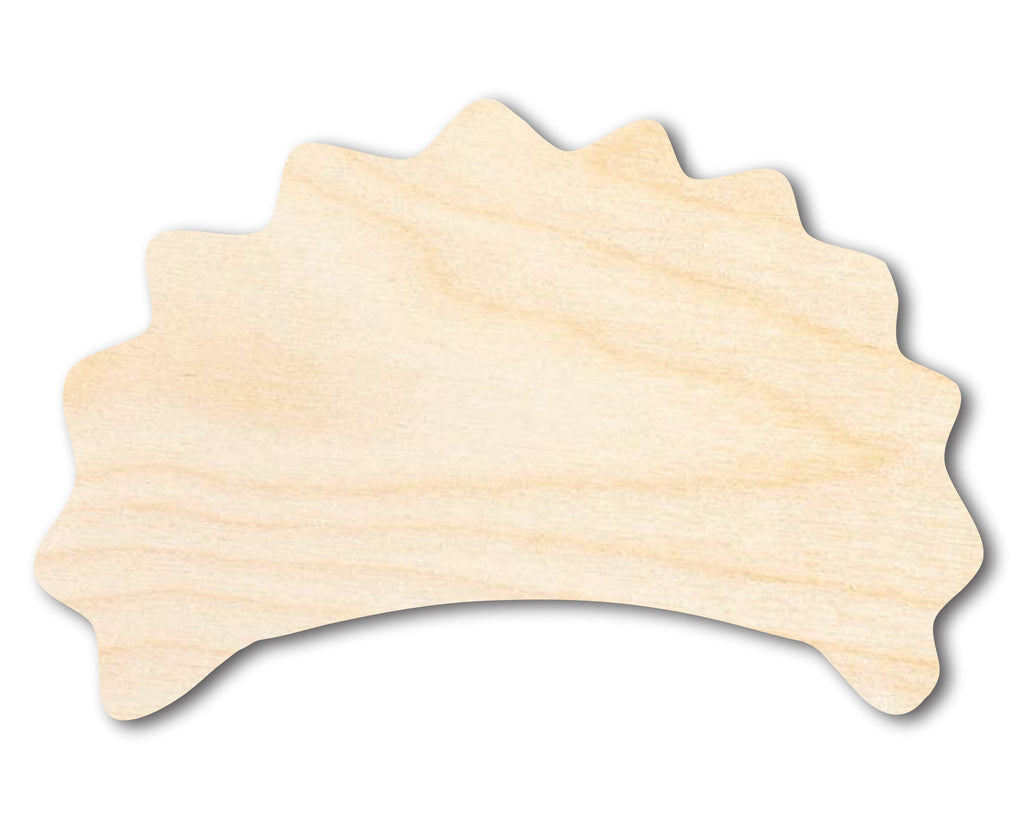 Unfinished Wood Pierogi Silhouette Shape - Craft - up to 46"