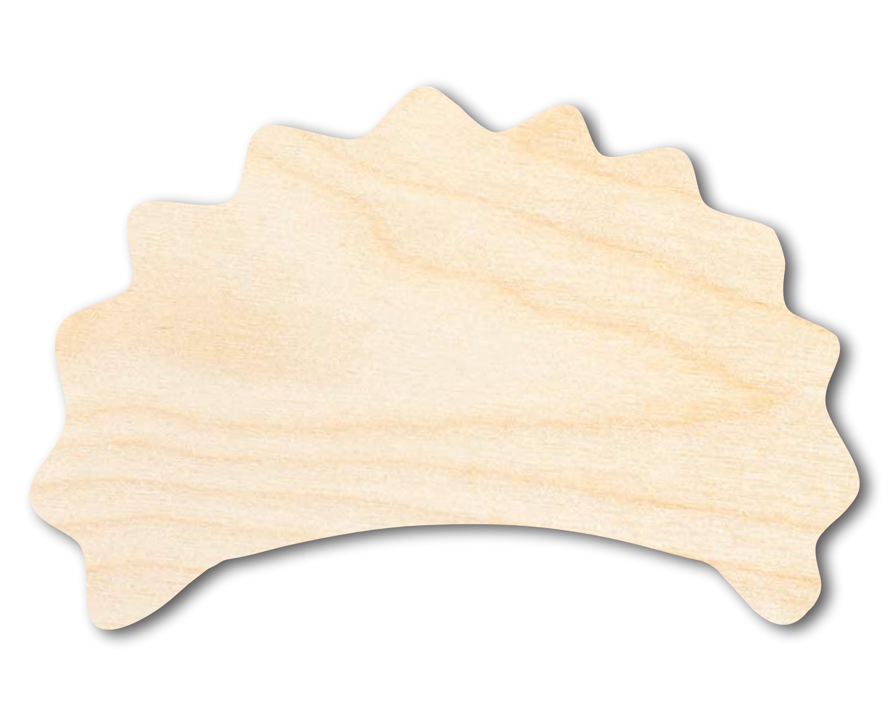 Unfinished Wood Pierogi Silhouette Shape - Craft - up to 46"