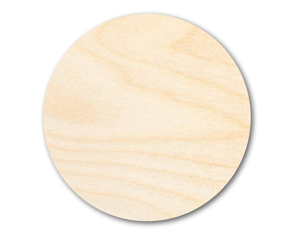 Unfinished Wood Circle Round | Circle Blank | DIY Craft Cutout | Up to 46"
