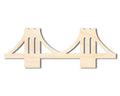 Unfinished Wood Bridge Shape | Landmark | Craft Cutout | up to 46" DIY