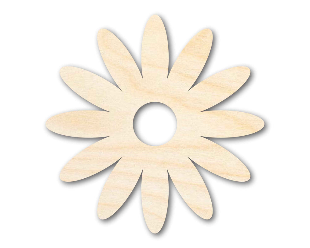 Unfinished Wood Daisy Shape | Flower | Craft Cutout | up to 46" DIY