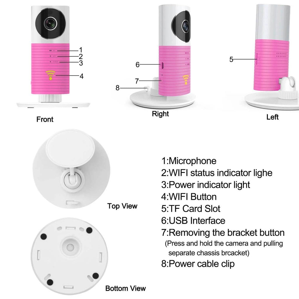 1080P HD IP Wireless Smart WiFi CCTV Camera Video Baby Monitor Camera