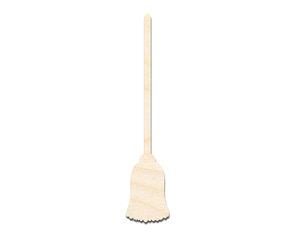 Unfinished Wood Broom Shape | Craft Cutout | up to 46" DIY
