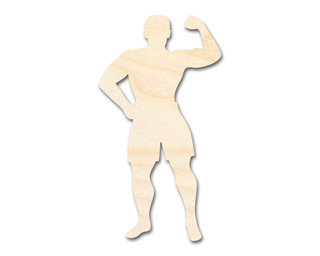 Unfinished Wood Body Builder Shape - Craft - up to 46" DIY