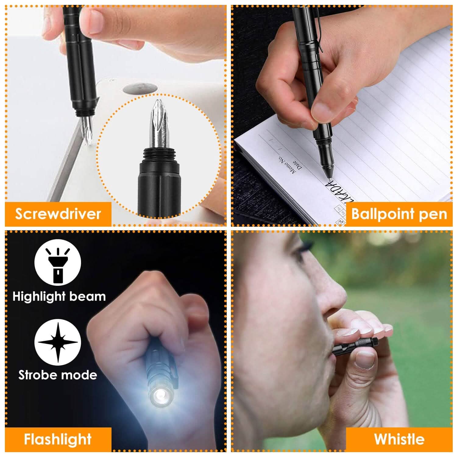 11-in-1 Tactical Pen Gear Set