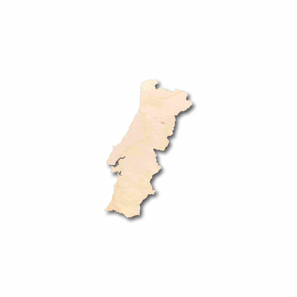 Unfinished Wood Portugal Silhouette - Craft- up to 46" DIY