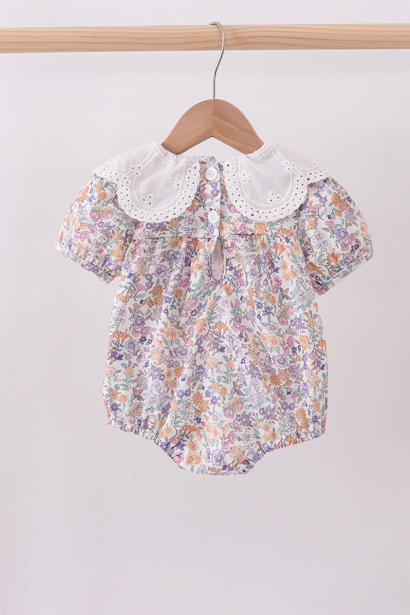Red Floral Lace Bubble