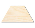 Unfinished Wood Trapezoid Shape - Craft - up to 46" DIY