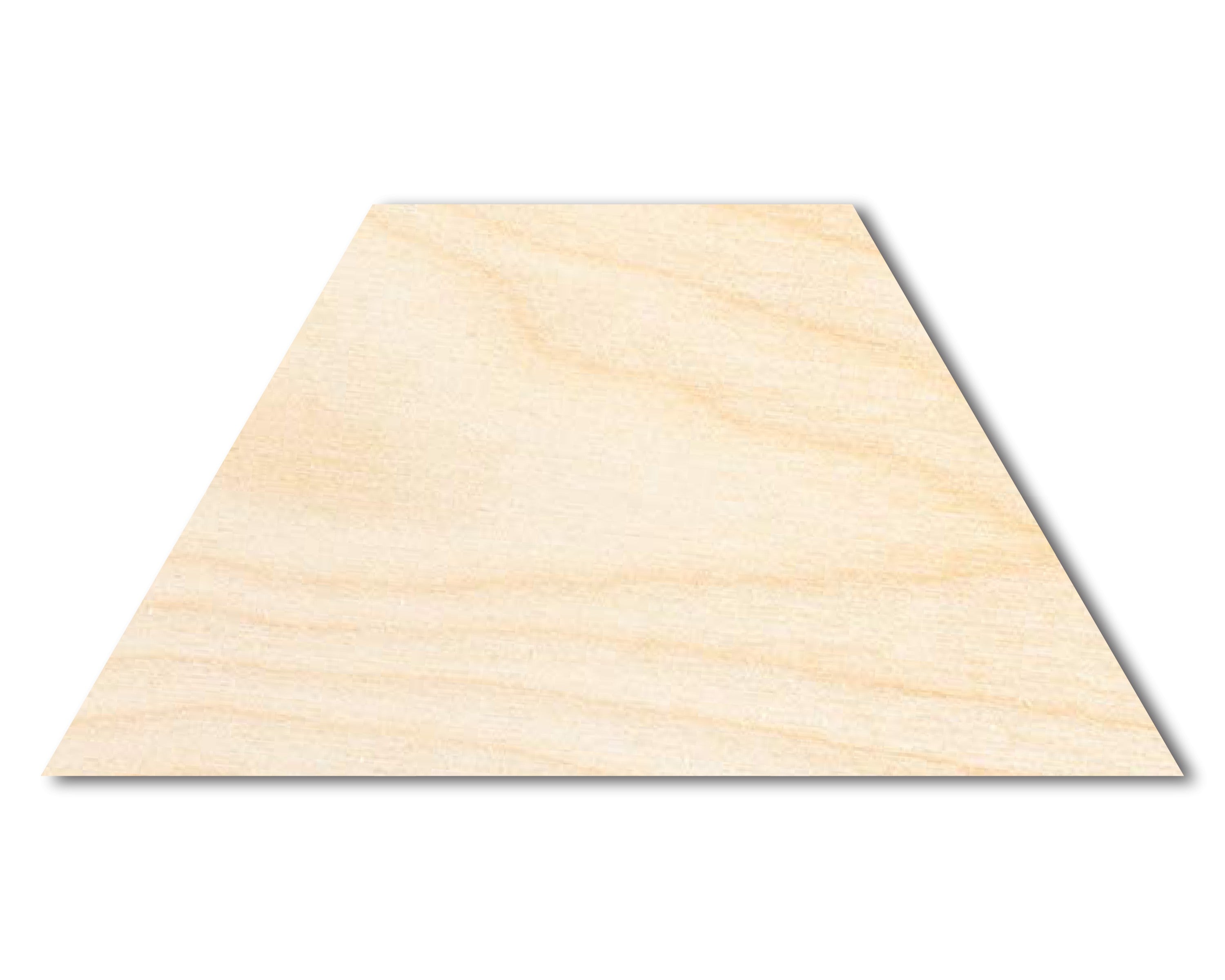 Unfinished Wood Trapezoid Shape - Craft - up to 46" DIY