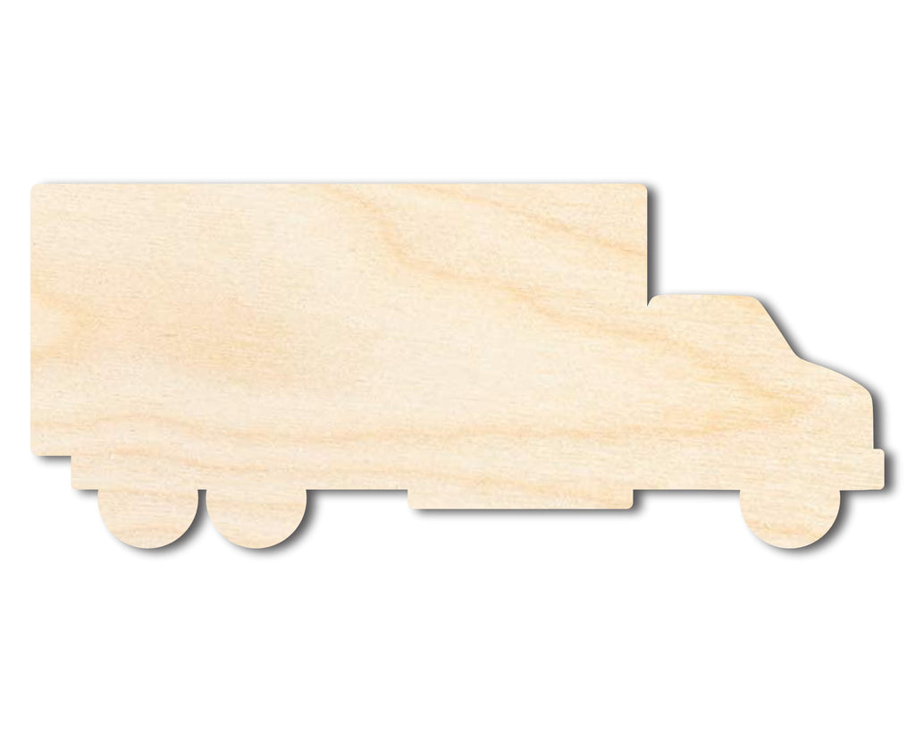 Unfinished Wood Truck Van Shape - Craft - up to 46" DIY