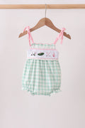 Green Golf Embroidered Bubble