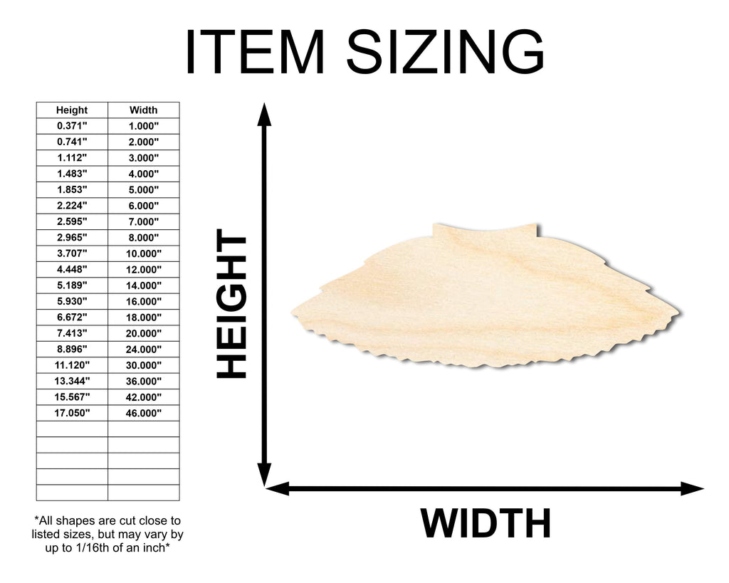 Unfinished Wood Tutu Shape - Craft - up to 46" DIY