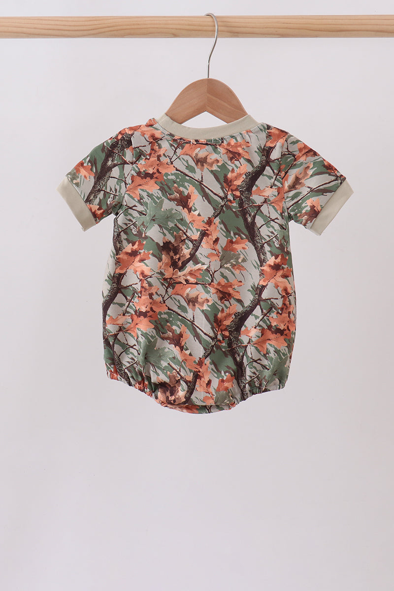 Camo Duck Embroidered Pocket Bubble