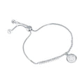 Western Fashion Simple Smiley Bracelet Women's Adjustable All-match Zircon Bracelet Accessories