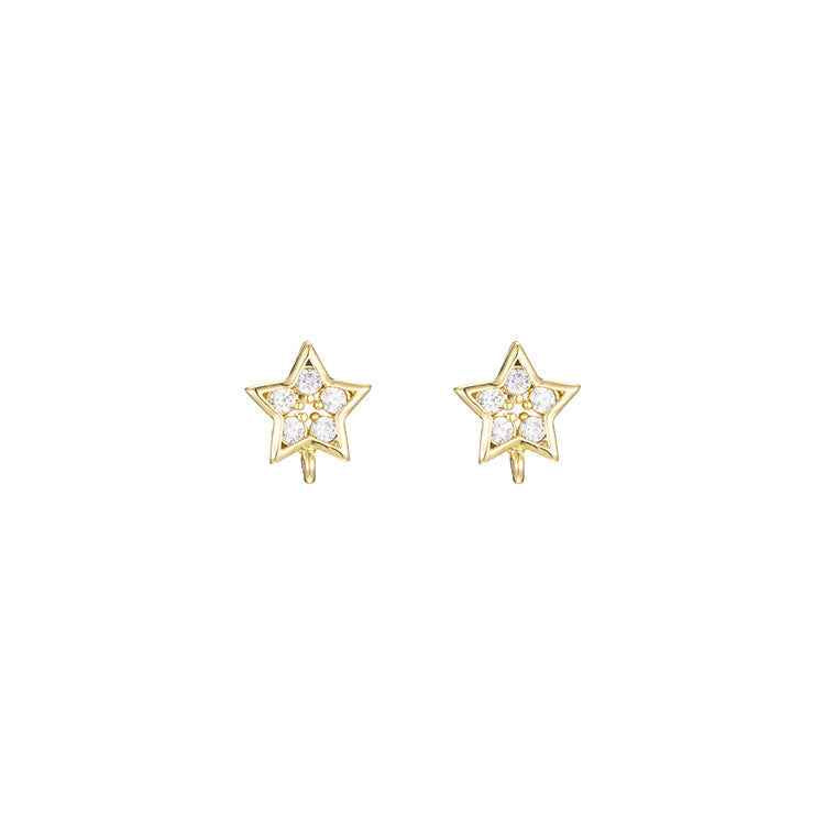 Gold Star Hoop Earrings for Women earringEarrings for WomenGold Star EarringsGold Star Earrings for WomenStar Earrings for Women