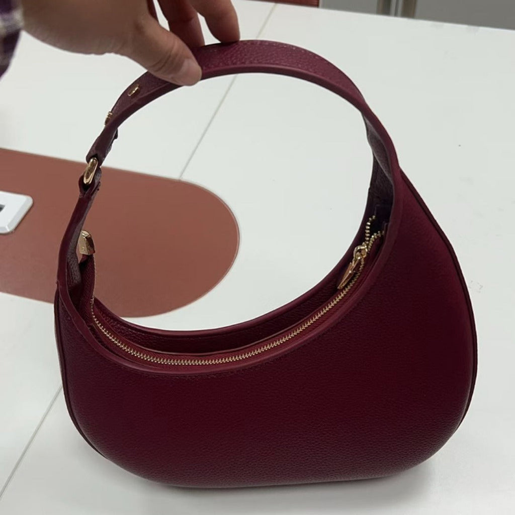 Fashion design irregular crescent, crescent moon bag, shoulder bag, unique hobo bag for women