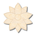 Unfinished Wood Etched Poinsettia Shape | Paint By Line Crafts | up to 30" DIY