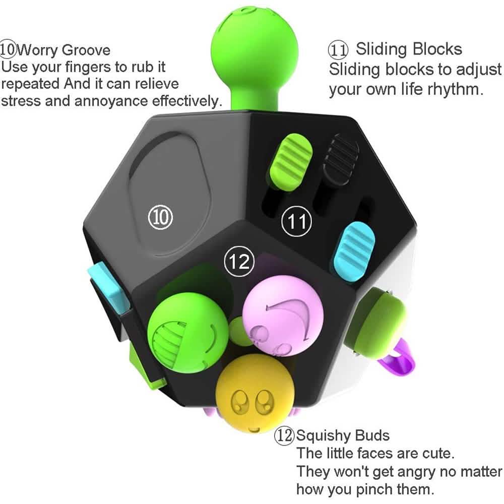 12-in-1 Stress Reliever Fidget Toy