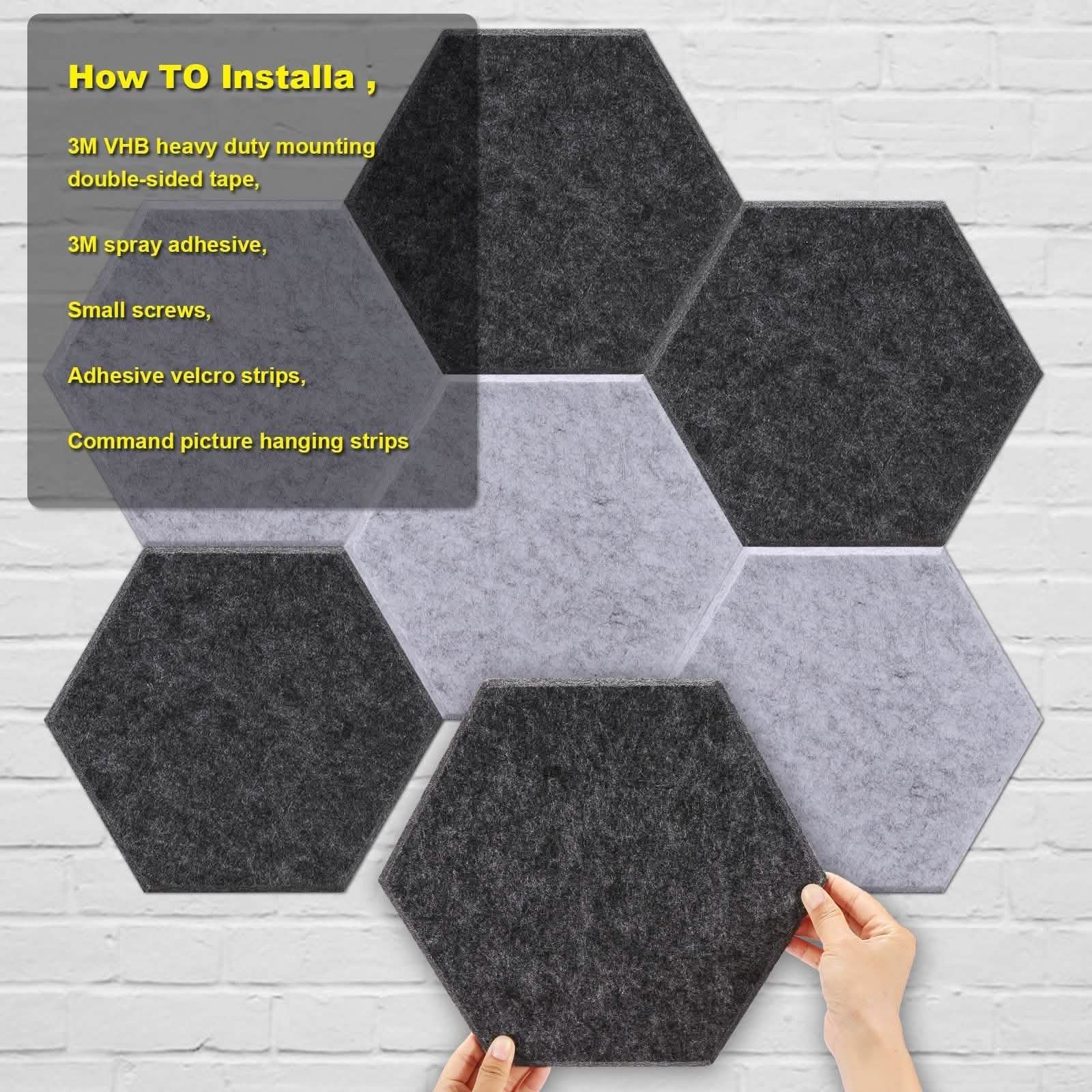 12-Pack: AGPTEK Acoustic Absorption Panels