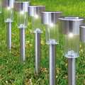 12-Pack: Solar LED Garden Pathway Stake Lights