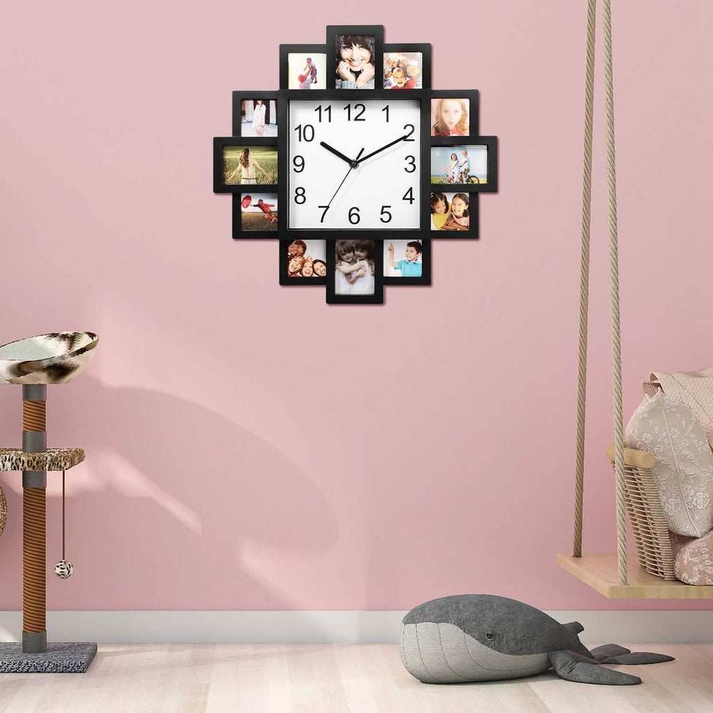 12-Picture Display Wall Clock