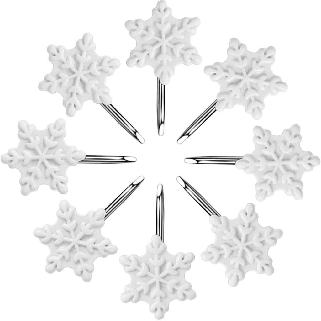 12-Pieces: Christmas Shower Curtain Anti-Rust Hooks