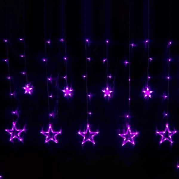 12 Stars 138 LED Curtain String Lights