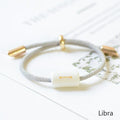12 Zodiac Bracelet Charm Jewelry Adjustable Braided Rope Couple Bracelets Handmade Navy String Bracelet With Metal Knot Men Women Braided Bracelets Gifts