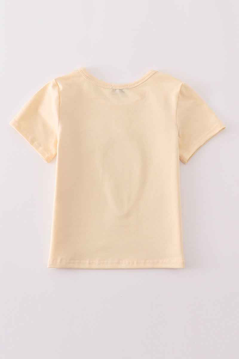 Ice cream flag sequin mom&me top