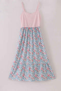 Petal perfection print mom dress