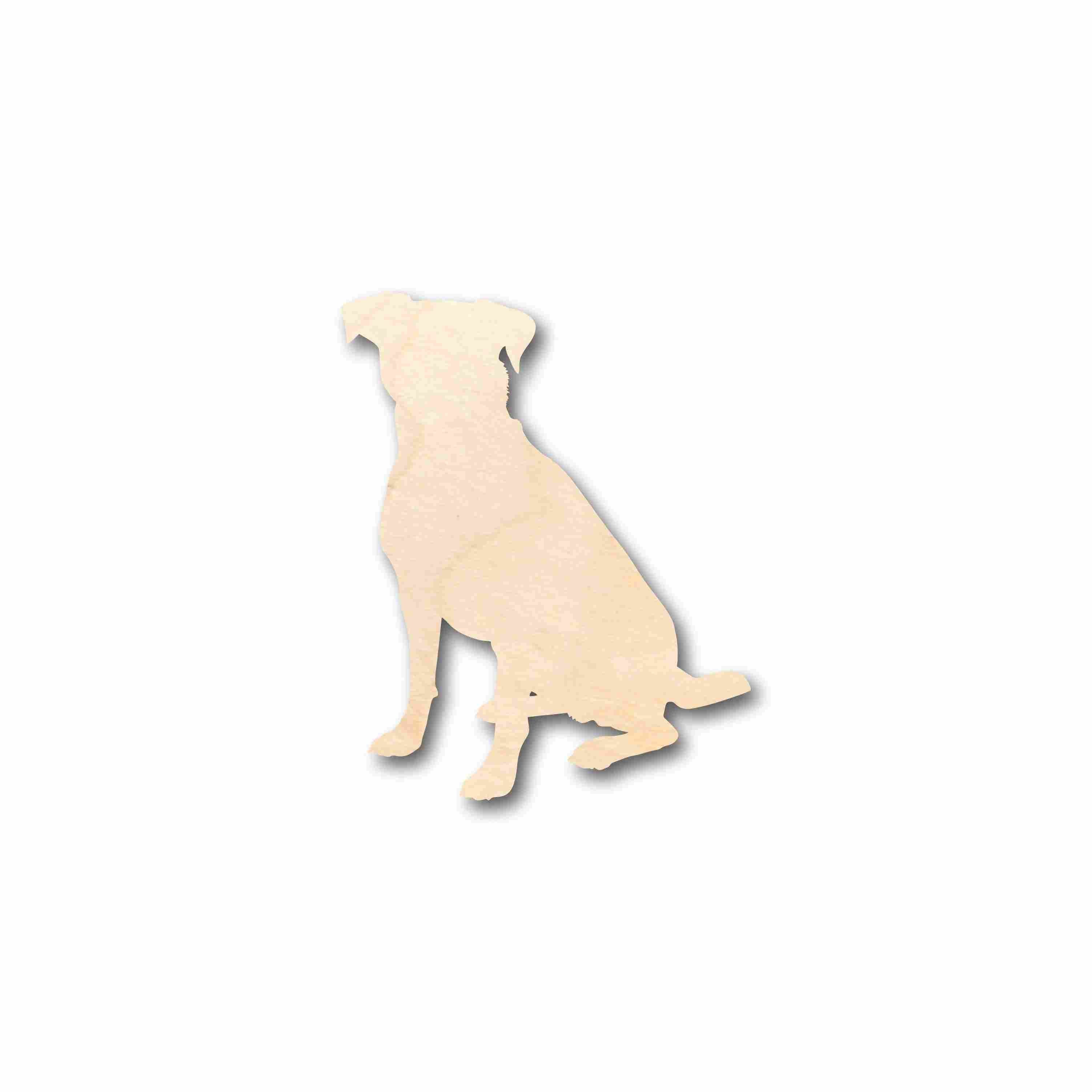 Unfinished Wood Dog Silhouette - Craft- up to 46" DIY