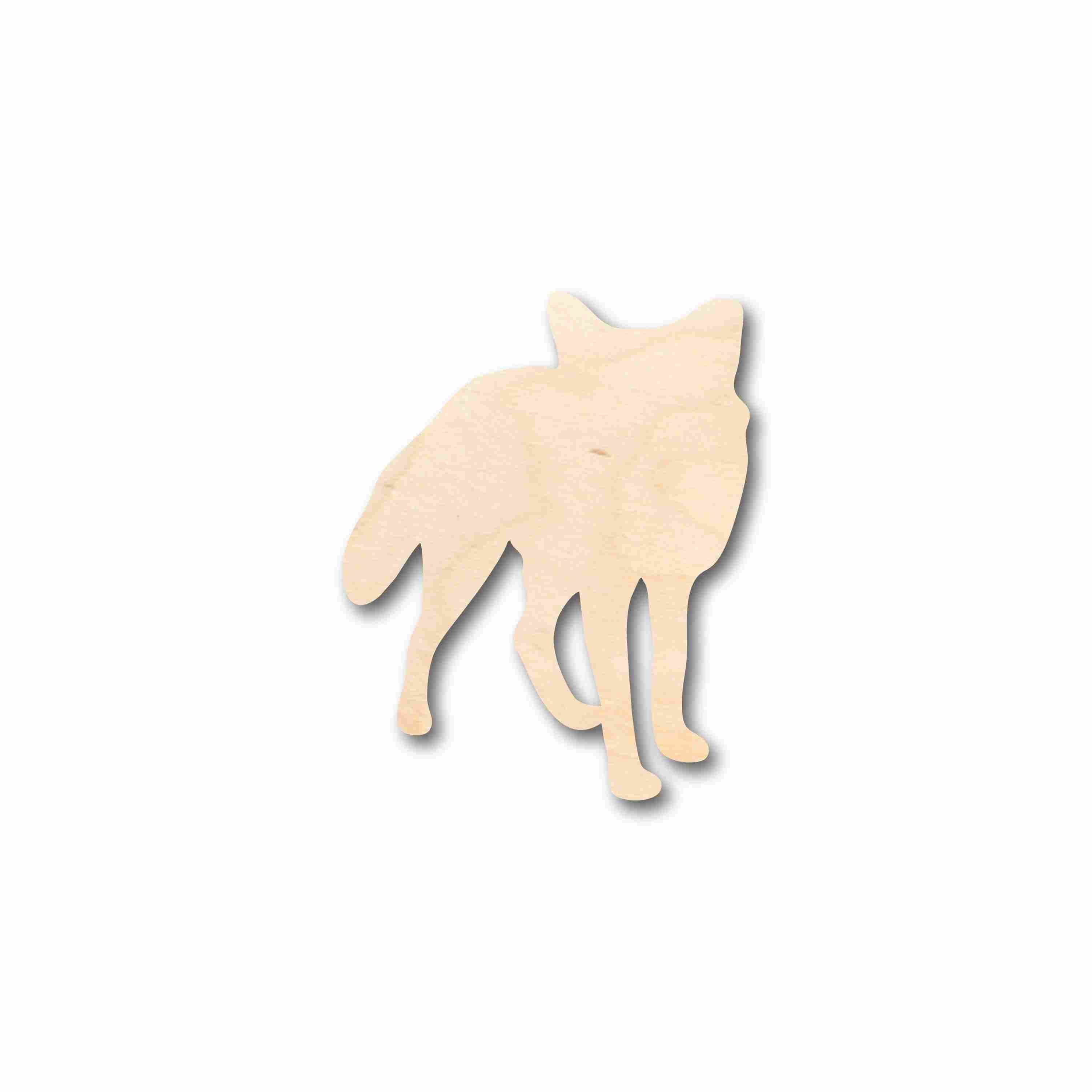 Unfinished Wood Fox Silhouette - Craft- up to 46" DIY