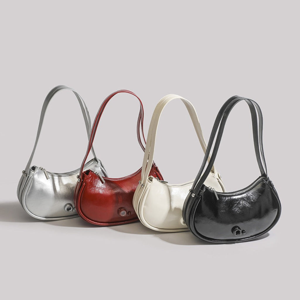 Small shoulder bag bag women's summer, French shoulder handbag elegant hobo